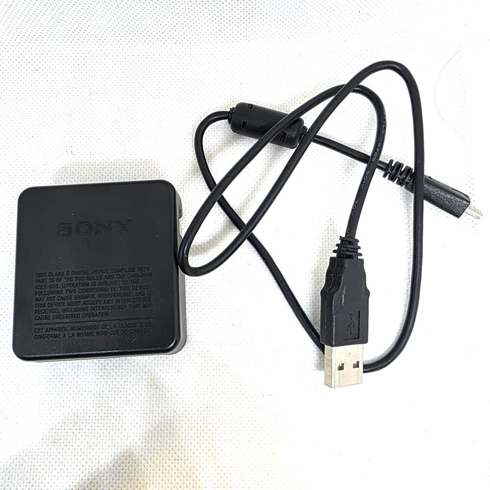 Genuine Sony AC-UB10C 5V AC Power Adapter Charger w/cable